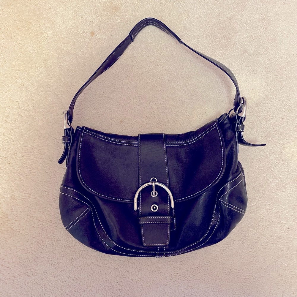 Black Coach shoulder bag